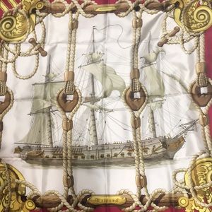 Hermès Scarf Tribord Silk